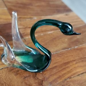 Minature swan Murano italy